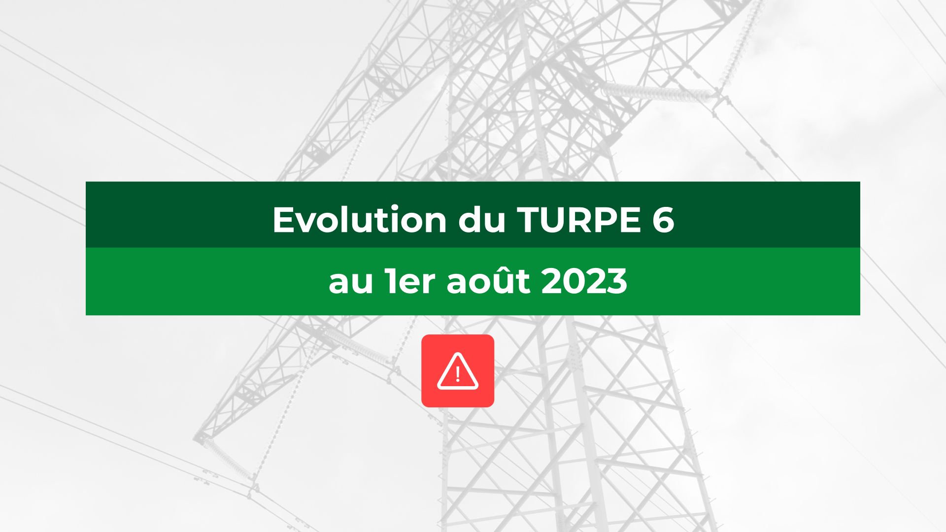 Turpe TURPE 2023 : une augmentation significative et complexe - Eveler